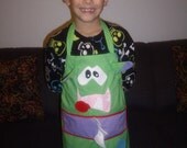 Children's Monster Apron and Chefs Hat