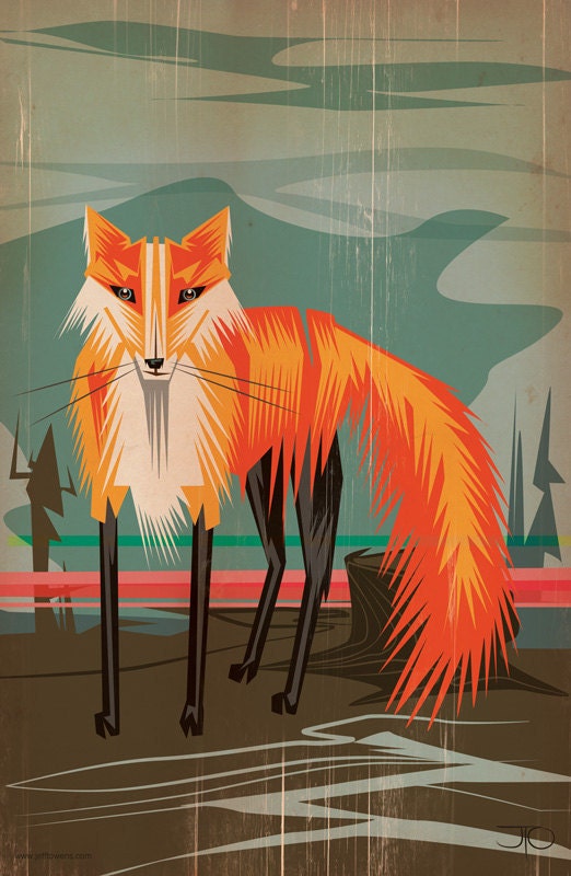 Fox at Dawn poster