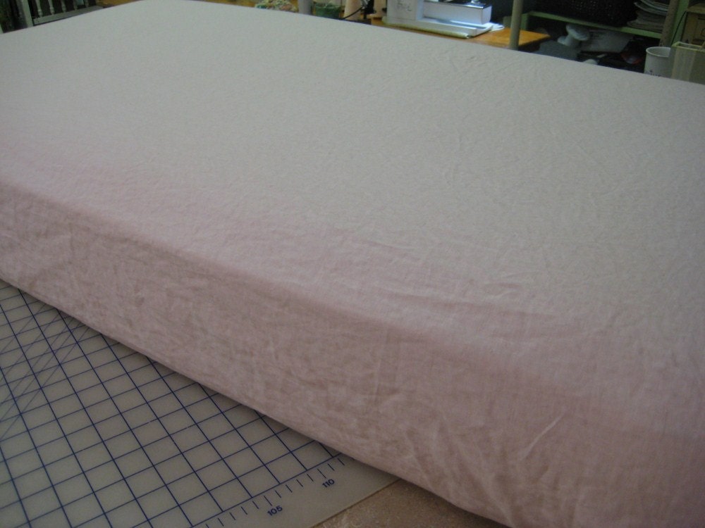 Washed Linen Crib Sheet