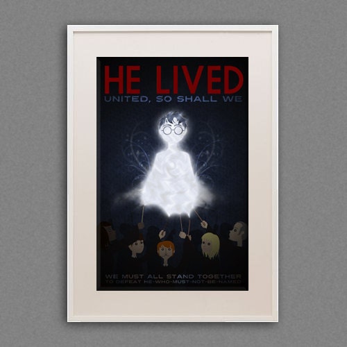 The Boy Who Lived - 11x17" Poster Print