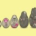 Xenomatryoshka (Nesting Aliens) - 11x17" Poster Print