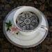 24 Edible White Lace Rosettes Doilies 3 inch