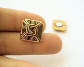 Motherboard Geometric Stud Earrings