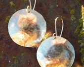 small hammered earrings