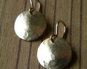 petite hammered earrings