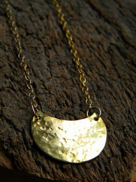 half moon necklace