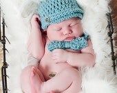 Pick your color, Crochet Baby Newsboy Hat and bow tie, crochet newborn newsboy hat, crochet infant newsboy hat, crochet newsboy hat