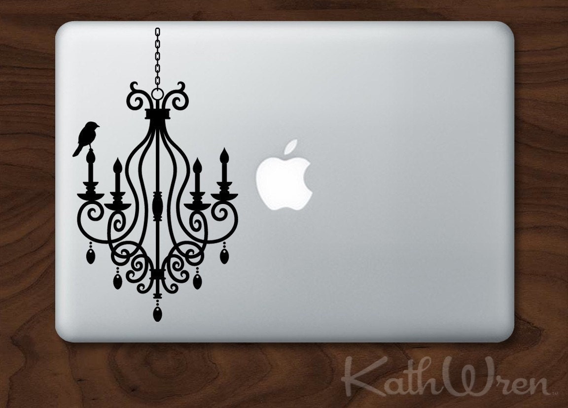 Chandelier - Vinyl Macbook Decal Laptop Decals