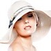 70's City Chic Summer Large Brim Sun Hat Bohemian Natural Straw Beach Vintage Weddings Pool Party Can Be Done in Any Size