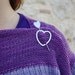 Heart Shawl Pin