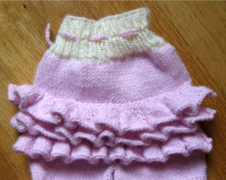 Custom Knit Baby Bloomers