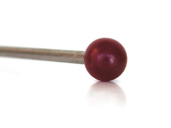Bakelite Barware Red Ball Handles Mid Century Vintage Retro Bar Tools Cocktail Spoon Olive Fork