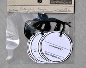 Letterpress Gift Tags - Everyday tags set of 6