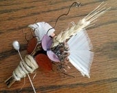 All Natural Autumn Wheat Boutonniere
