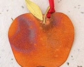 Copper Apple Ornament Teacher's Gift Back-to-School