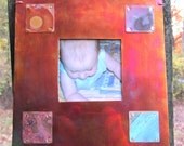 Picture Frame for wall - Copper Gems - 5 1/2" x 6"