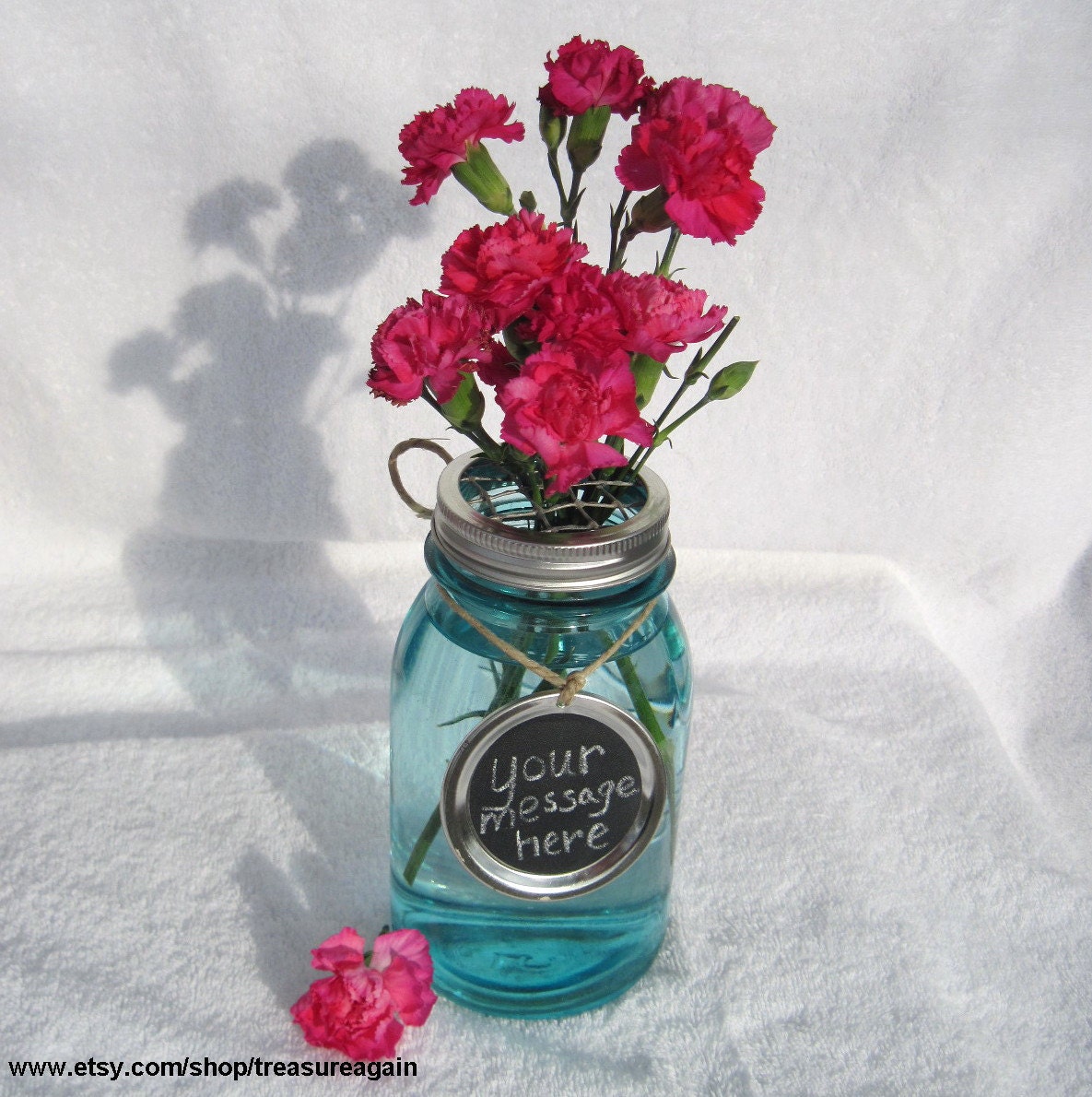 Party Chalkboard Signs 12 Jar Tags for Wedding, Party, Centerpiece, Entertaining, Mason Jar Chalkboard Labels Only - No Jars