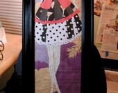 24x12  Original Paper Illustration   The Hostess