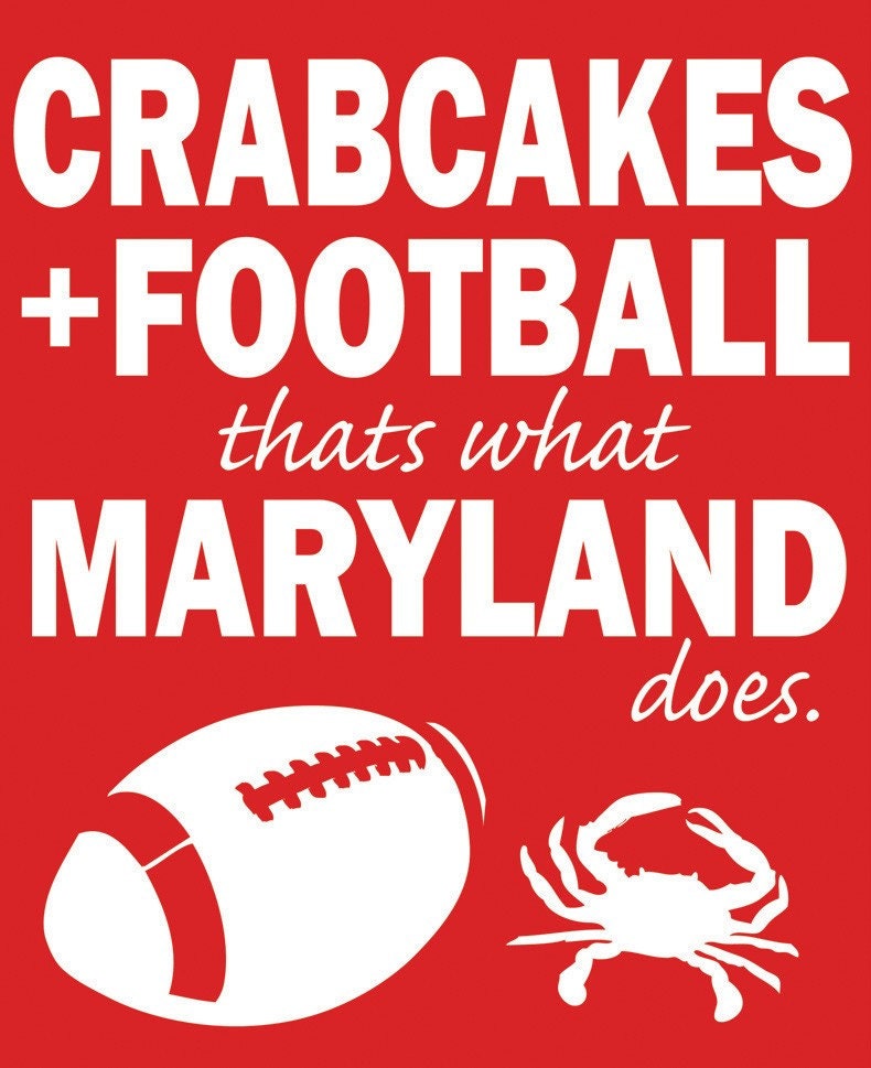 Maryland Football Print