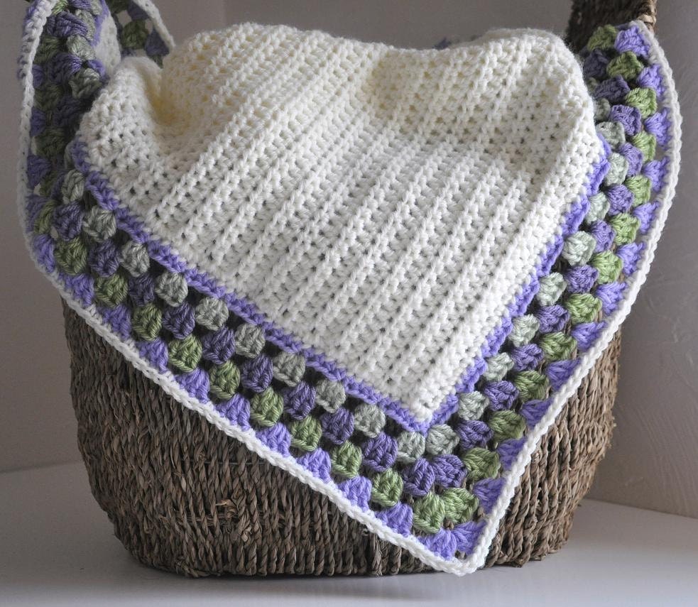 Baby Blanket - Granny Border - Cassandra
