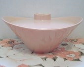 Vintage 1960s Pink Melamine Sugar and Creamer Set