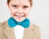 Boy Bow-Tie in Multiple Sizes - Instant Download Crochet Pattern