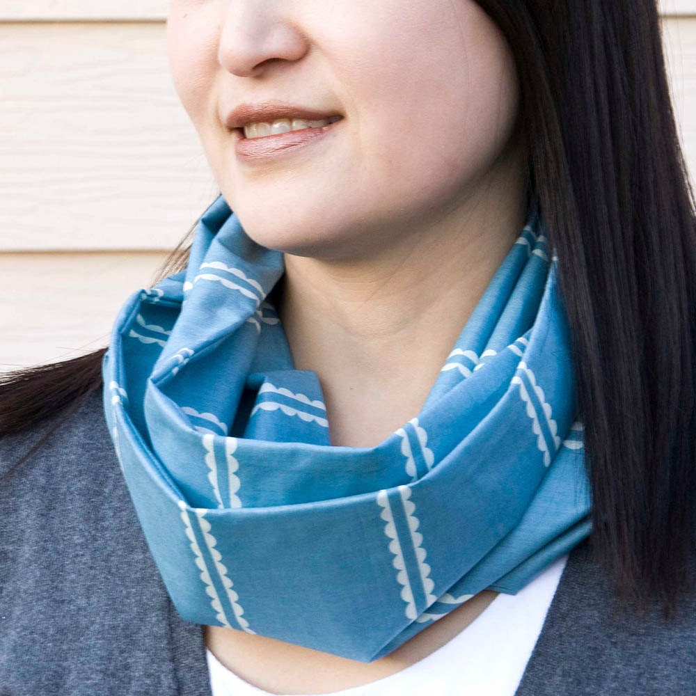 Water Voile Infinity Cowl Scarf