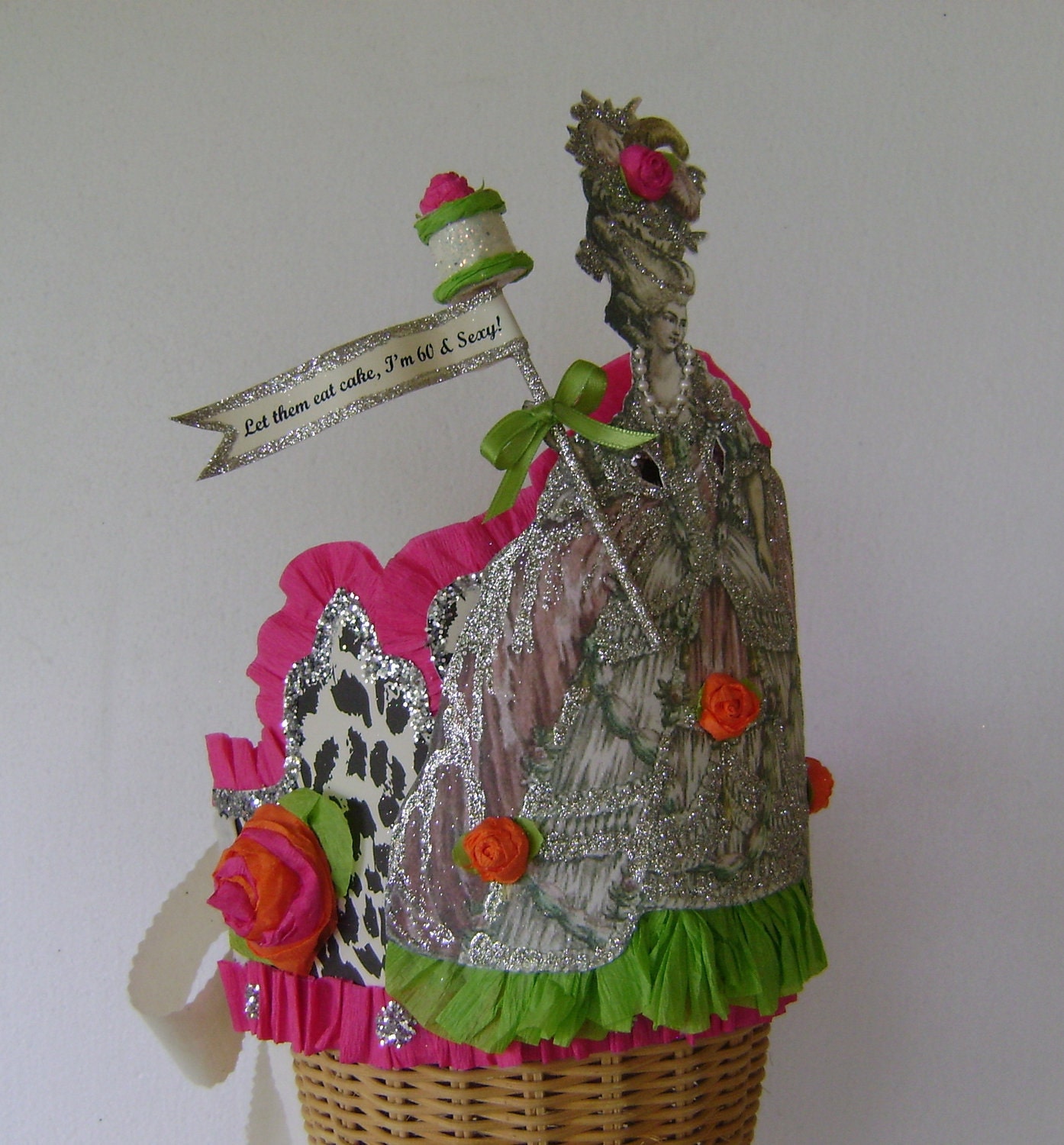 Marie Antoinette Birthday Hat - Crown - Let them eat cake I'm 60 and sexy or customize Il_170x135