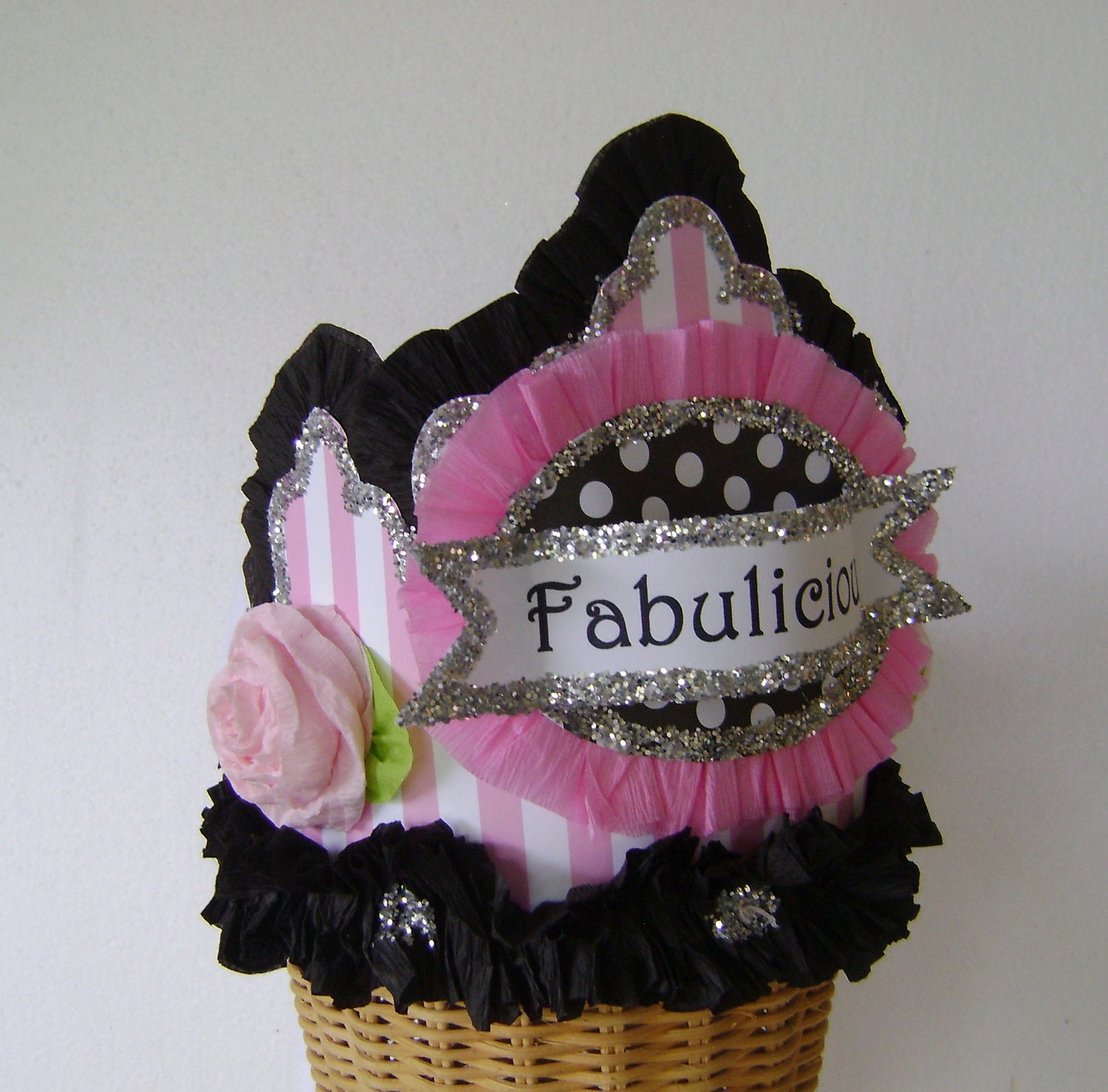 Birthday Party Crown/Hat  - Adult or Child- FABULICIOUS or customize