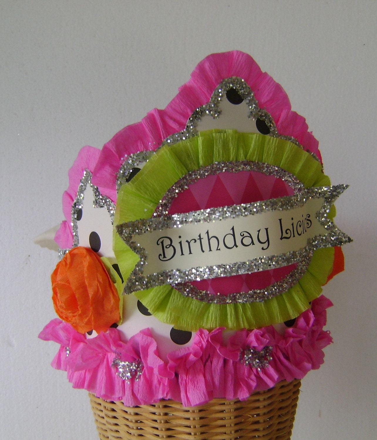 Birthday Party Crown/Hat BIRTHDAY LICIOUS or customize - Adult or Child Il_170x135