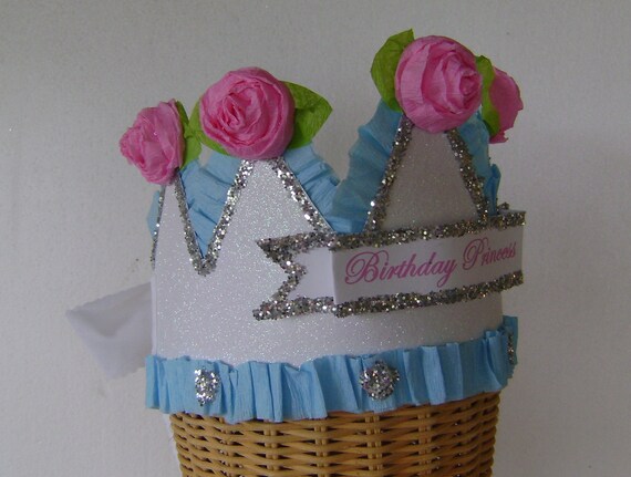 Birthday Party Crown/Hat - adult or child- BIRTHDAY PRINCESS or customize Il_570xn