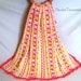Strawberries and Lemonade Throw / new / handmade / afghan blanket / decorative / banana / pink / spring / unique / girl / sunshine / flowers