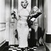 RESERVED-Marilyn Monroe Dress-Polka Dot Wiggle Pinup-Seven Year Itch Hallway Dress-Custom Made to Size
