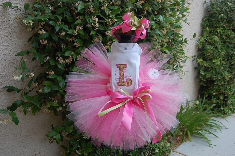 Lauren Tutu Only-3 shades of pink-  Perfect for birthdays, Flower Girl and Special Occasions