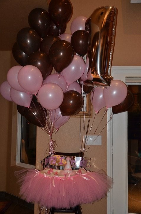 Celebrate in Style- High Chair Tutu for your little girls 1st Birthday- 600 feet of tulle and 12 feet of ribbon