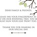 Wedding SignatureThumbprint Tree with Love birds Initials in Heart Print  Large up to 170 fingerprints. Choose font, colors  & BIRDS