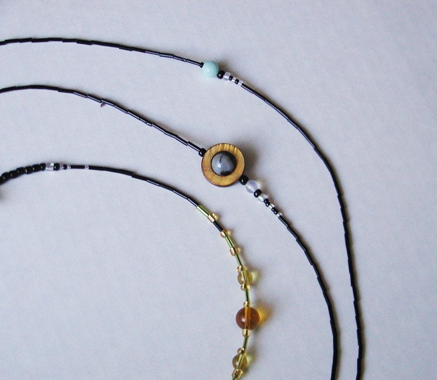 Solar System Cosmogram Necklace (75 inch style)