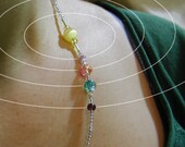 LumiVerse - Solar System Necklace - Proportional Distances in Glass and Shell