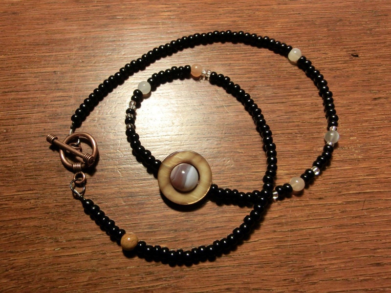 Moons of Saturn Necklace - Proportional Distances - Mens Necklace - Solar System Necklace Series - Planet Saturn