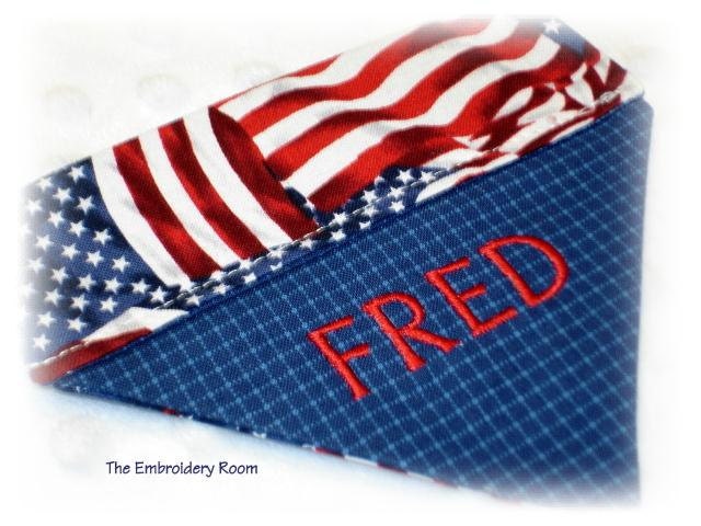Dog Bandana-Old Glory   Sizes large or xlarge