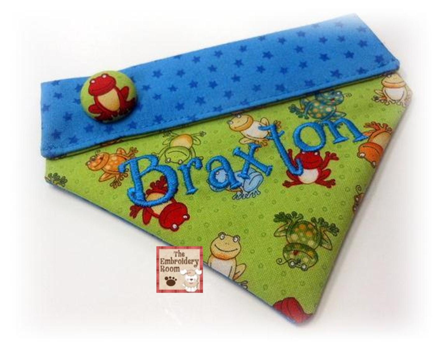 Dog Bandana-Slip through the collar - xs.m, sm or med