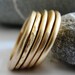 Golden Urban - Set Of 5 Rings