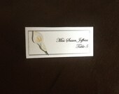 Calla Lily Place Cards (Escort Cards)