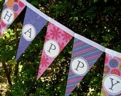 Happy Birthday Banner Party Decoration Garland Bunting Pennant