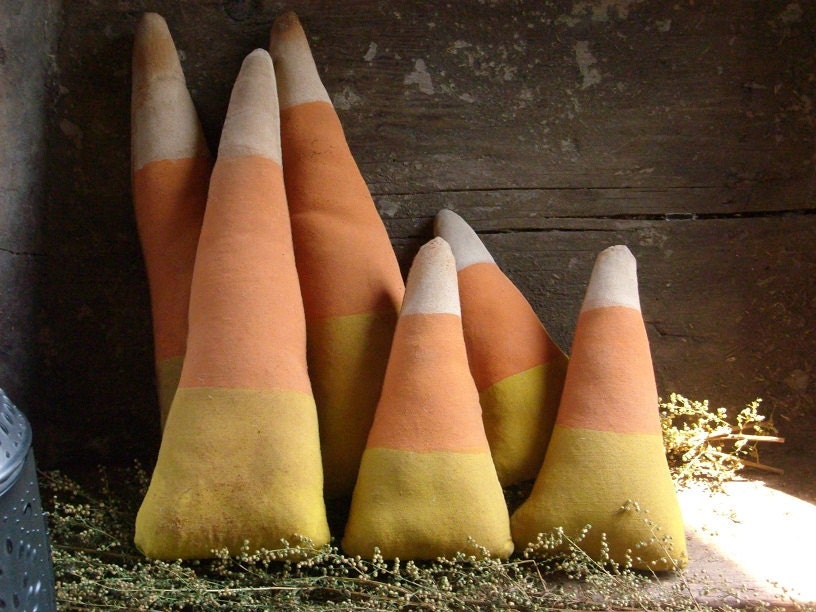 6 Primitive Fall Candy Corn Bowl Fillers