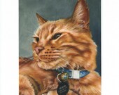 Limited edition giclee print, "Norm" signed and numbered