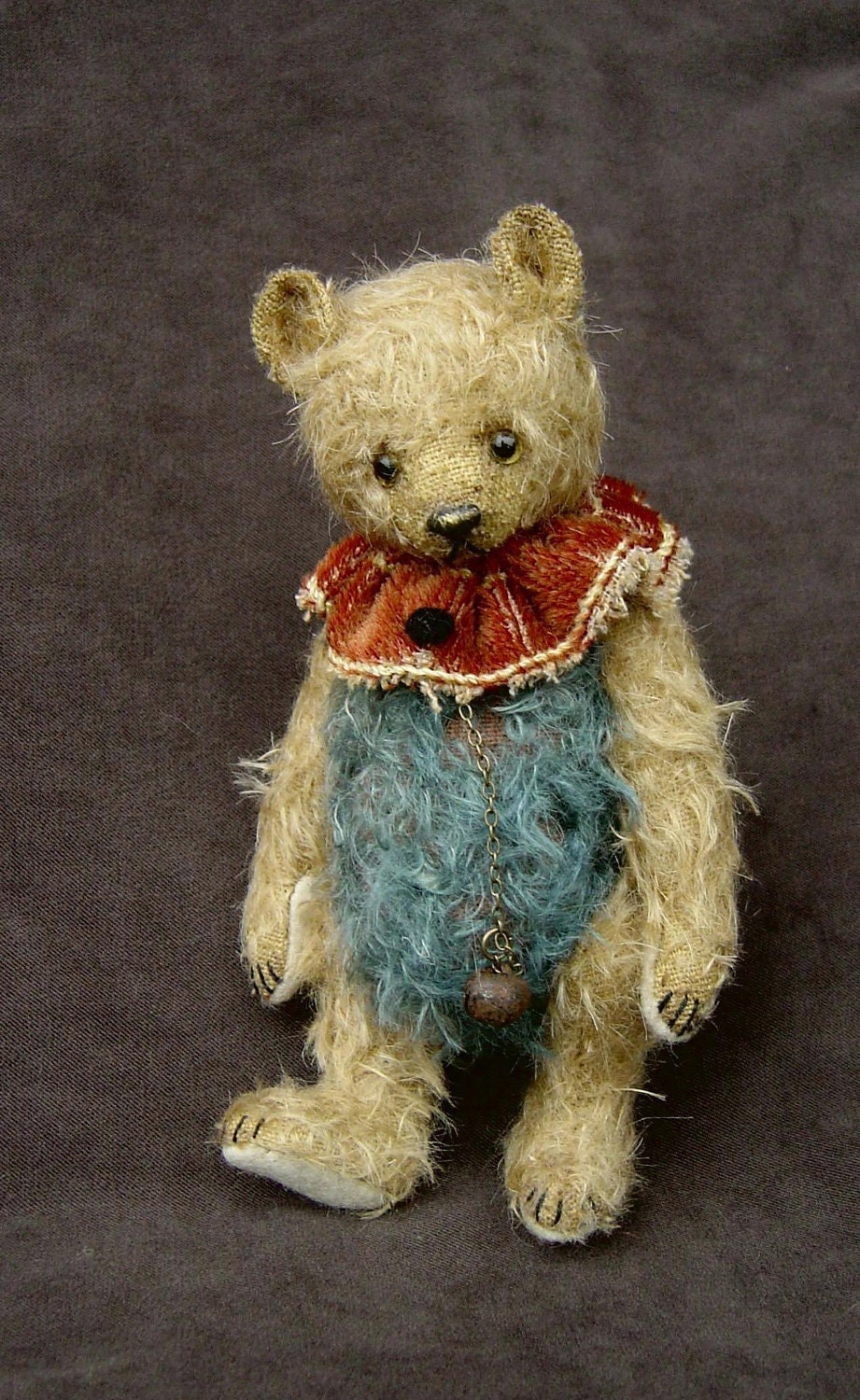 Stuart, Vintage Style OOAK Mohair Artist Art Bear by Aerlinn Bears