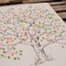 RESERVED (amberlynne13) Guest book fingerprint tree, XLARGE elm (includes 4 ink pads)