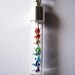 Miniature Origami Cranes Necklace - Rainbow - Origami Jewelry