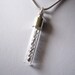 Miniature Origami Cranes Necklace - Lucky Silver 8 - Origami Jewelry
